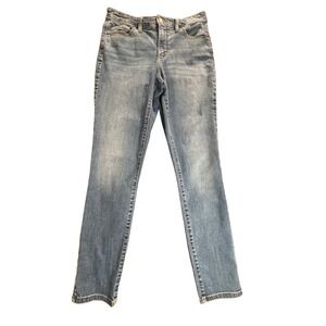 Universal Thread High Rise Skinny Jeans Women 6/28R Blue Excellent Stretch Denim